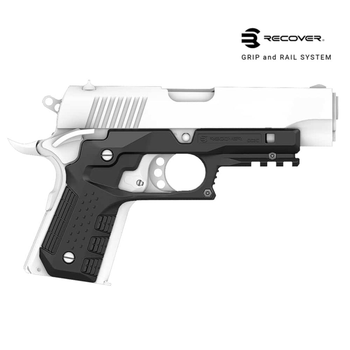 CC3C Grip and Rail System for the Compact 1911 (Officer's Sized 1911)