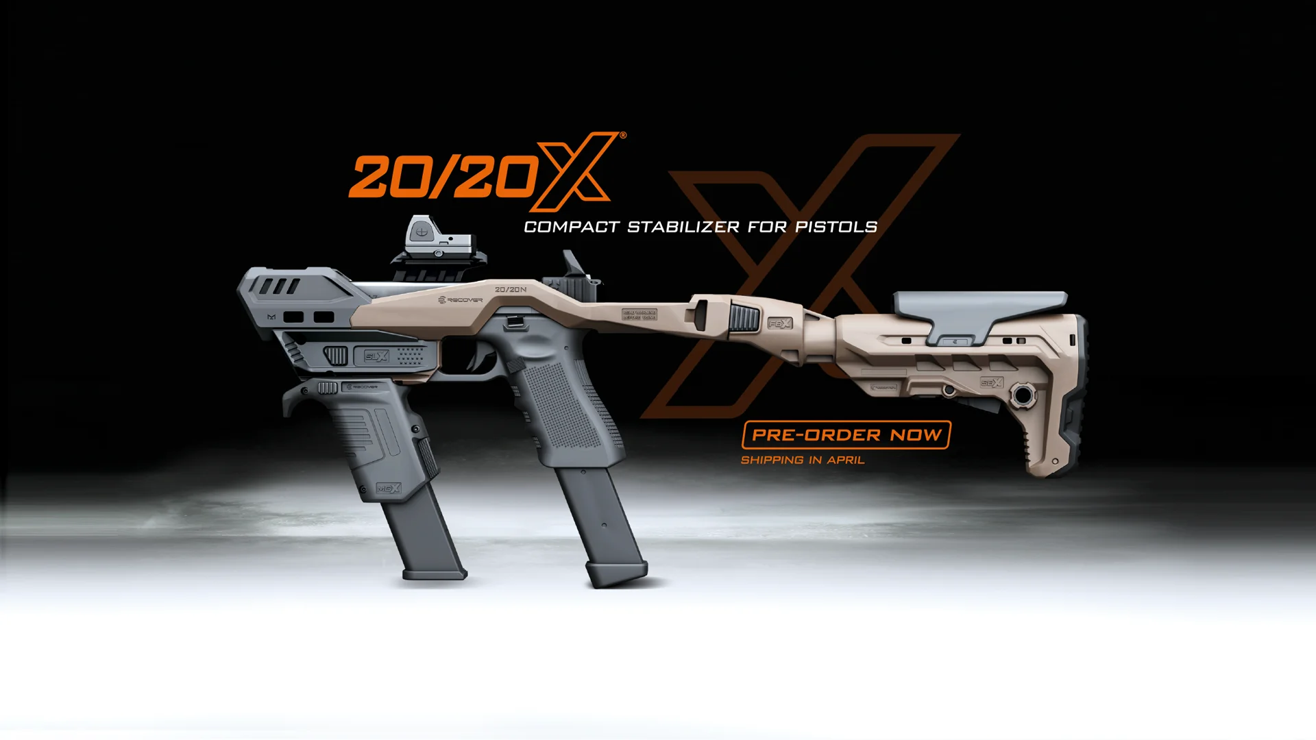 20/20X pistol stabilizer kit