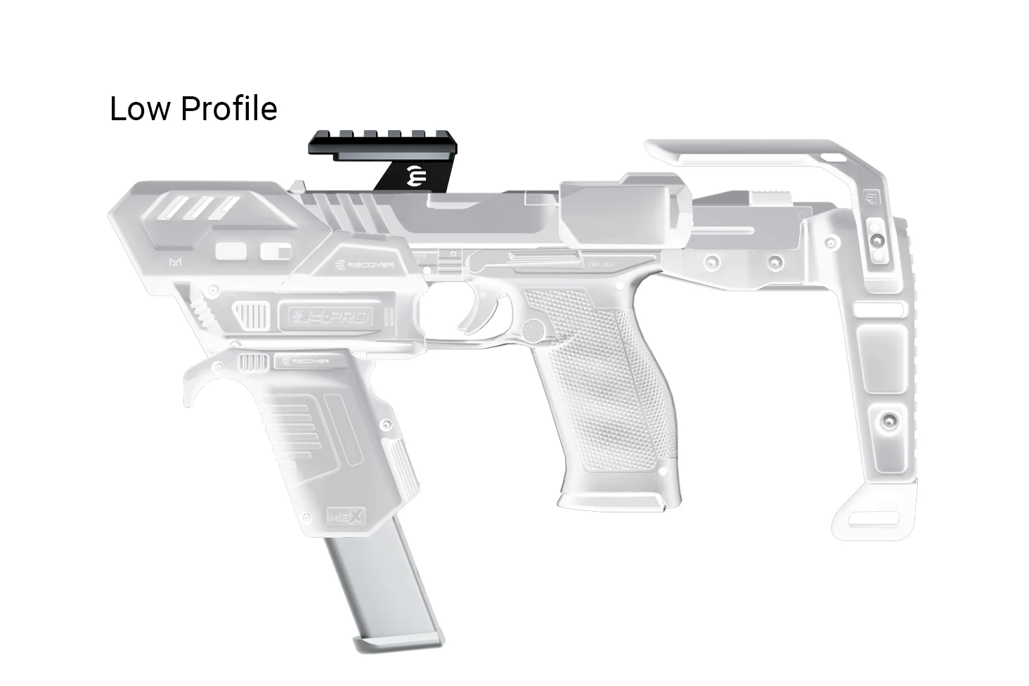 S-PRO Upper Rail (High & Low Profile)