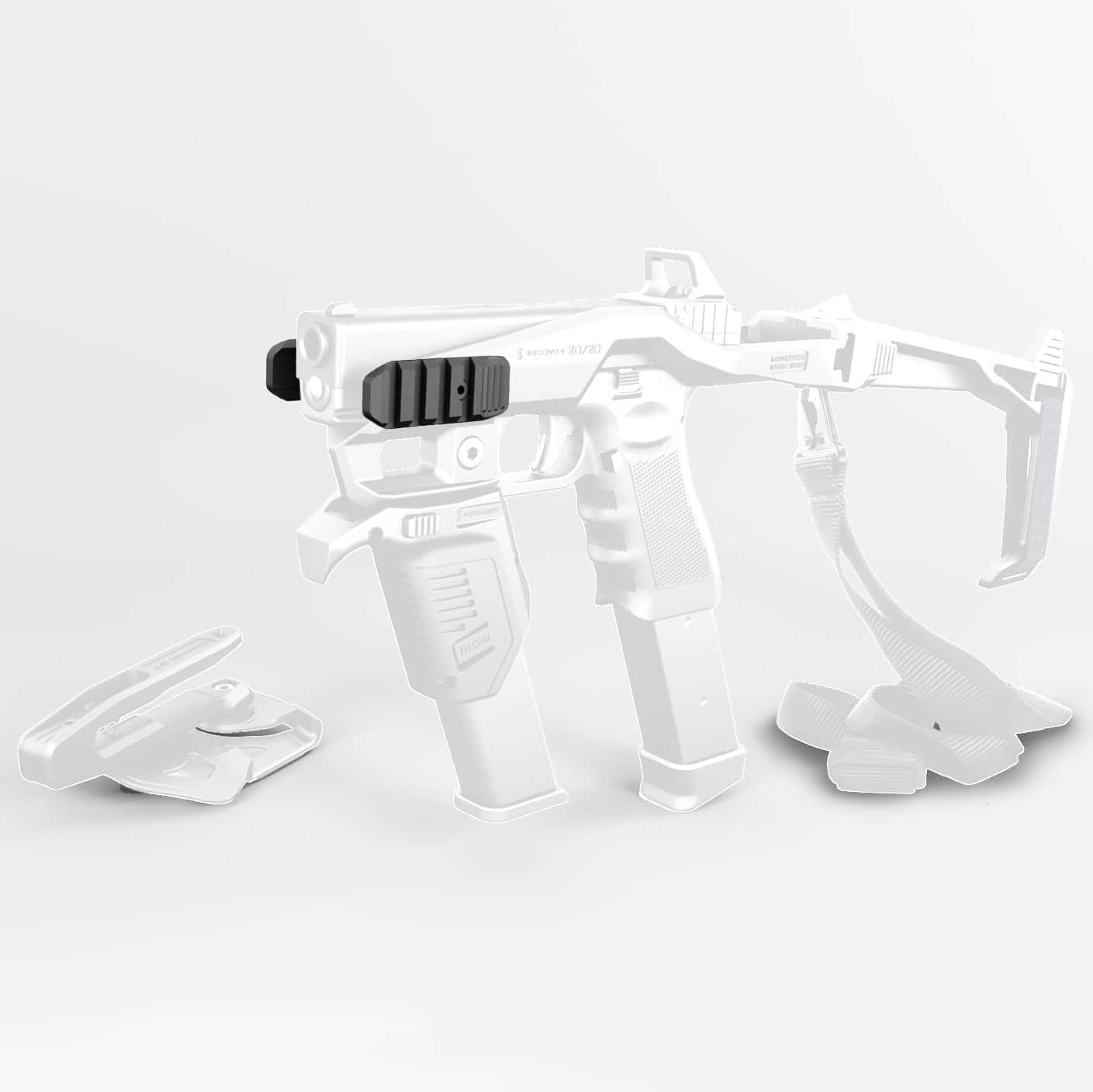 RECOVER TACTICAL 20/20NH-ST 
スタビライザーキット Pistol Brace Stabilizer Kit for Glock | Recover Tactical 20/20N